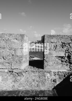 Blick auf die Burg auf Condado Puerto Rico Stockfoto