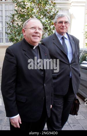 Cardinal Jean-Pierre Ricard, of France arrives for a meeting, at the ...
