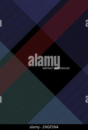 Hintergrund für abstrakte Farblinien im Vektorformat. Einfaches Hintergrunddesign mit dünner Linie. Stock Vektor