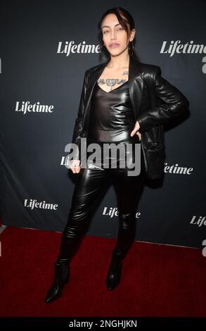 Los Angeles, USA. 17. Februar 2023. Divinity Ray, auf der Premiere Von "Eine Rose für das Grab": Die Randy Roth Story im London Hotel in West Hollywood, Kalifornien, USA am 17. Februar 2022. Foto: Fati Sadou/ABACAPRESS.COM Kredit: Abaca Press/Alamy Live News Stockfoto