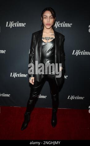 Los Angeles, USA. 17. Februar 2023. Divinity Ray, auf der Premiere Von "Eine Rose für das Grab": Die Randy Roth Story im London Hotel in West Hollywood, Kalifornien, USA am 17. Februar 2022. Foto: Fati Sadou/ABACAPRESS.COM Kredit: Abaca Press/Alamy Live News Stockfoto