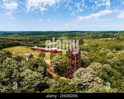 Der Zselic Star Park ist ein Observatorium in Südungarn. Unglaubliche, abgelegene Grünanlagen, was für ein toller Ort zum Wandern, Entspannen und die Sterne bei Nacht zu sehen Stockfoto