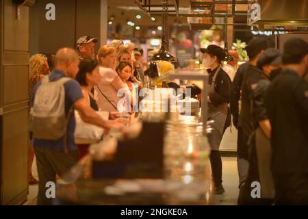 Food Hall Central Festival Mall Pattaya Thailand Stockfoto