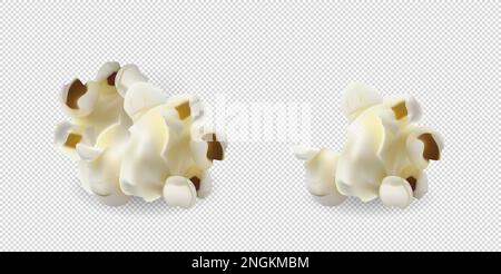 Popcorn-Sammlung isoliert. Vektordarstellung. Stock Vektor