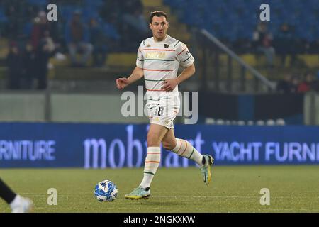 Pisa, Italien. 17. Februar 2023. Mato Jajalo (Venezia) während des AC Pisa vs Venezia FC, italienisches Fußballspiel der Serie B in Pisa, Italien, Februar 17 2023 Kredit: Independent Photo Agency/Alamy Live News Stockfoto