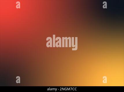 Abstrakter dunkler bis gelber und roter verlaufender Hintergrund Stock Vektor