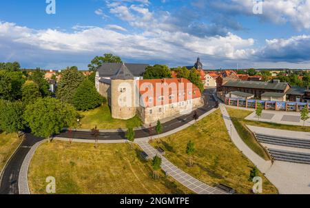 Schloss Harzgerode im Selketal Harz Gebirge Stockfoto