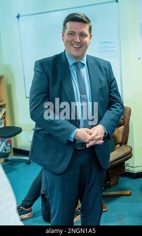 Jamie Hepburn Scottish National Party, MSP für Cumbernauld und Kilsyth Ministerin für Hochschul- und Weiterbildung, Jugendbeschäftigung und Berufsbildung Stockfoto