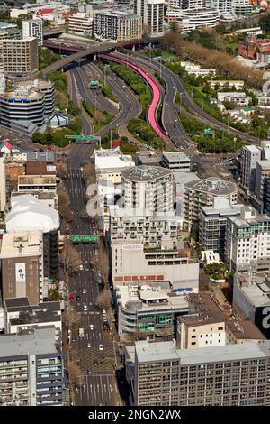 Luftaufnahme von Auckland Neuseeland Stockfoto