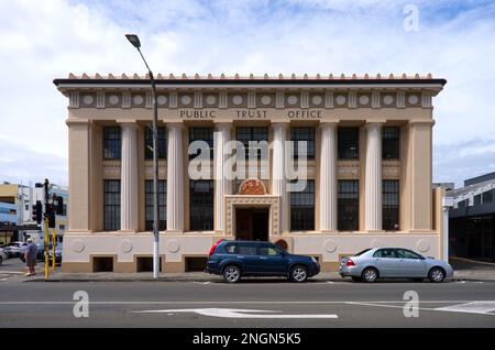 Vertrauen der Öffentlichkeit Büro, Napier, Neuseeland Stockfoto