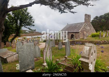 St. Mary's Chuch, Altstadt, Scilly-Inseln Stockfoto