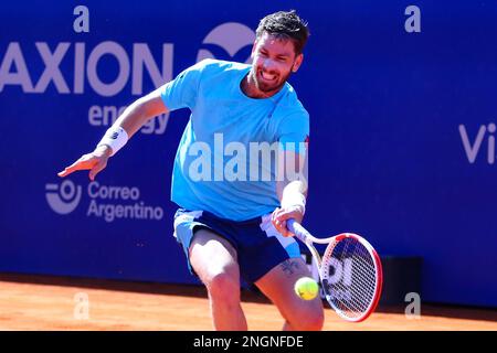 Buenos Aires, Argentinien, 18. Februar 2023, Cameron Norrie (GBR) während eines Halbfinalspiels der Argentina Open ATP 250 am Central Court des Buenos Aires Lawn Tennis Club. Kredit: Néstor J. Beremblum/Alamy Live News Stockfoto