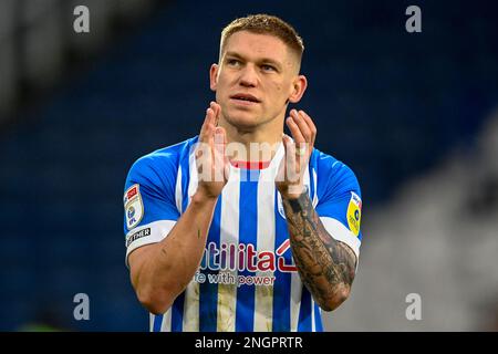 Huddersfield, Großbritannien. 18. Februar 2023. Martyn Waghorn #49 of Huddersfield Town während des Sky Bet Championship-Spiels Huddersfield Town vs Birmingham City at John Smith's Stadium, Huddersfield, Großbritannien, 18. Februar 2023 (Foto von Ben Roberts/News Images) in Huddersfield, Großbritannien, am 2./18. Februar 2023. (Foto: Ben Roberts/News Images/Sipa USA) Guthaben: SIPA USA/Alamy Live News Stockfoto