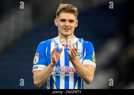 Huddersfield, Großbritannien. 18. Februar 2023. Jack Rudoni #22 of Huddersfield Town während des Sky Bet Championship-Spiels Huddersfield Town vs Birmingham City im John Smith's Stadium, Huddersfield, Großbritannien, 18. Februar 2023 (Foto von Ben Roberts/News Images) in Huddersfield, Großbritannien, am 2./18. Februar 2023. (Foto: Ben Roberts/News Images/Sipa USA) Guthaben: SIPA USA/Alamy Live News Stockfoto