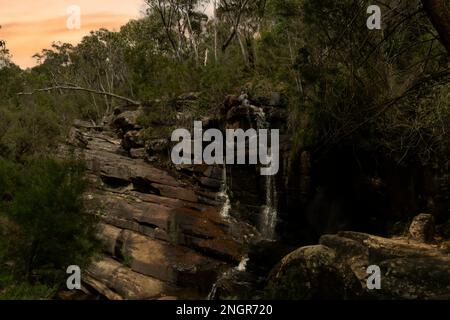 Splitter Falls kleine Wasserfälle, aber trotzdem unglaublich anzusehen. Stockfoto