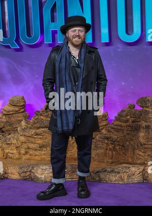 London, Großbritannien. 16. Februar 2023. Leigh Francis alias Keith Lemon nahm am UK Gala Screening von „Ant-man and the Wasp: Quantumania“ auf der BFI IMAX in London Teil. (Foto: Brett Cove/SOPA Images/Sipa USA) Guthaben: SIPA USA/Alamy Live News Stockfoto
