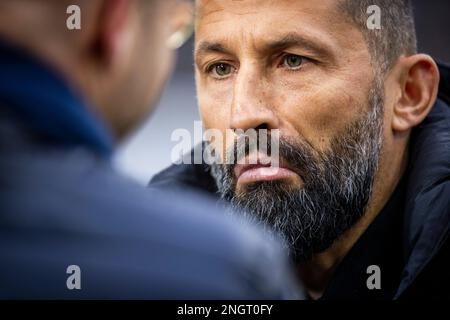 Mönchengladbach, Deutschland. 18. Februar 2023. Sportdirektor Hasan Salihamidzic (München) Borussia Mönchengladbach - Bayern München 18.02.2023 Copyrigh Stockfoto