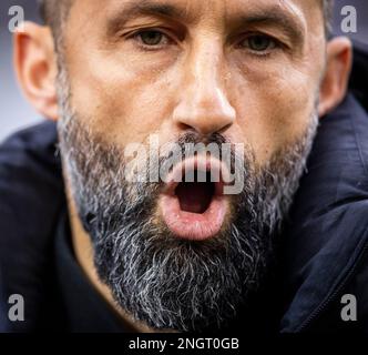 Mönchengladbach, Deutschland. 18. Februar 2023. Sportdirektor Hasan Salihamidzic (München) Borussia Mönchengladbach - Bayern München 18.02.2023 Copyrigh Stockfoto