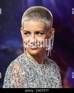 Evangeline Lilly war beim UK Gala Screening von „Ant-man and the Wasp: Quantumania“ beim BFI IMAX in London Stockfoto