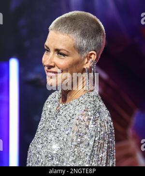 Evangeline Lilly war beim UK Gala Screening von „Ant-man and the Wasp: Quantumania“ beim BFI IMAX in London Stockfoto
