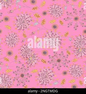 Textil Digital Ikat Ethnic Design Set mit Damastrand barocke Tapeten Geschenkgutschein Rahmen für Damentuch Mogul Stockfoto