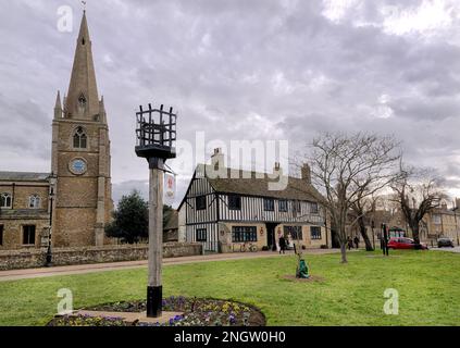 Oliver Cromwells Haus in Ely. Stockfoto