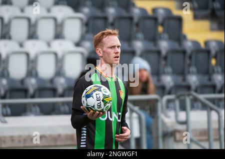 Göteborg, Schweden. 19. Februar 2023 Viktor Kruger von GAIS während des Bühnenspiels der schwedischen Pokalgruppe zwischen GAIS und IFK Norrköping am 19. Februar 2023 in Göteborg. Kredit: Oskar Olteus / Alamy Live News Stockfoto