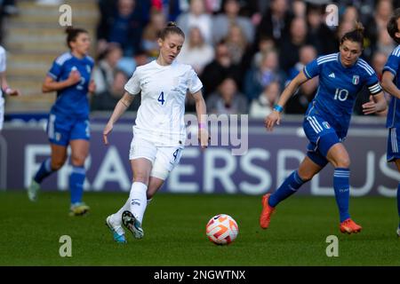 Coventry, Großbritannien. 19. Februar 2023 Coventry, Großbritannien. 19. Februar 2023Keira Walsh of England während des Arnold Clark Cup-Spiels zwischen England Women und Italien in der Coventry Building Society Arena, Coventry, am Sonntag, den 19. Februar 2023. (Foto: Gustavo Pantano | MI News) Guthaben: MI News & Sport /Alamy Live News Stockfoto