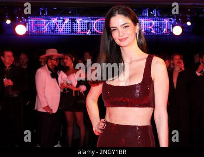 Berlin, Deutschland. 19. Februar 2023. Shermine Shahrivar auf der Bulgari Party. Das Internationale Filmfestival 73. findet bis zum 26. Februar 2023 statt. Kredit: Gerald Matzka/dpa/Alamy Live News Stockfoto