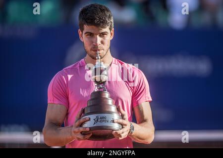 Carlos Alcaraz (Spanien). Argentina Open 2023 Stockfoto