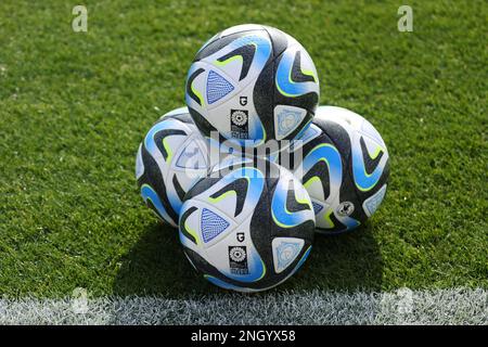 Sankyo Frontier Kashiwa Stadium, Chiba, Japan. 18. Februar 2023. Bälle, 18. FEBRUAR 2023 - Fußball/Fußball : 2023 J1. Ligaspiel zwischen Kashiwa Reysol - Gamba Osaka im Sankyo Frontier Kashiwa Stadium, Chiba, Japan. Kredit: YUTAKA/AFLO SPORT/Alamy Live News Stockfoto