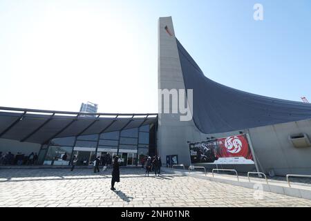 Yoyogi 2. Gymnasium, Tokio, Japan. 18. Februar 2022. Allgemeine Ansicht, 18. FEBRUAR 2022 - Breaking : Alle Japan Breaking Championships im Yoyogi 2. Gymnasium, Tokio, Japan. Kredit: Naoki Morita/AFLO SPORT/Alamy Live News Stockfoto