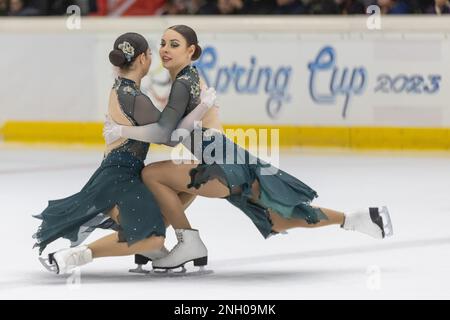 Sesto San Giovanni, Italien. 19. Februar 2023. Team Nexxice (Kanada) Kredit: Independent Photo Agency/Alamy Live News Stockfoto