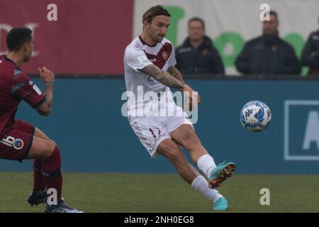 Pier Cesare Tombolato Stadium, Cittadella, Italien, 18. Februar 2023, Di Chiara Gianluca Reggina drehte während AS Cittadella gegen Reggina 1914 - Italienisch Stockfoto