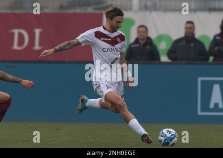 Pier Cesare Tombolato Stadium, Cittadella, Italien, 18. Februar 2023, Di Chiara Gianluca Reggina drehte während AS Cittadella gegen Reggina 1914 - Italienisch Stockfoto