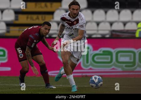 Pier Cesare Tombolato Stadium, Cittadella, Italien, 18. Februar 2023, Di Chiara Gianluca Reggina trägt den Ball während AS Cittadella gegen Reggina 191 Stockfoto