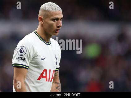 London, Großbritannien. 19. Februar 2023. Richarlison von Tottenham Hotspur während des Premier League-Spiels im Tottenham Hotspur Stadium, London. Das Bild sollte lauten: Paul Terry/Sportimage Credit: Sportimage/Alamy Live News Stockfoto