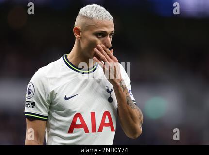 London, Großbritannien. 19. Februar 2023. Richarlison von Tottenham Hotspur während des Premier League-Spiels im Tottenham Hotspur Stadium, London. Das Bild sollte lauten: Paul Terry/Sportimage Credit: Sportimage/Alamy Live News Stockfoto
