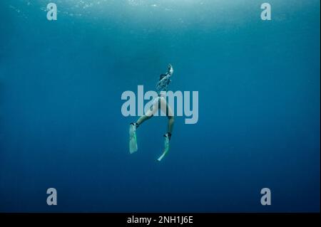 Freibeuter im klaren Wasser der Andamanensee in Thailand Stockfoto