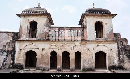 Innenansicht von Kharbuja Mahal, Fort Dhar, Madhya Pradesh, Indien. Stockfoto