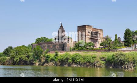 Blick auf den Sanka Shyamji Tempel, Rajgarh, Madhya Pradesh, Indien. Stockfoto