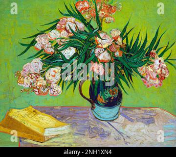 Oleander (1888) von Vincent Van Gogh. Original aus dem MET Museum. Stockfoto