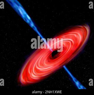 Quasar, Illustration Stockfoto