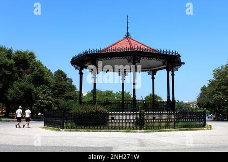 Musikpavillon im Spianada Gärten, Old Town, Korfu, Griechenland, Europa Stockfoto