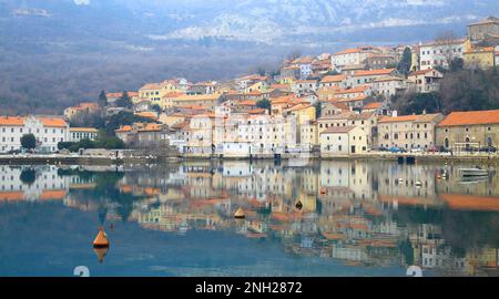 Bakar, alte malerische Stadt an der Adria, Kroatien Stockfoto