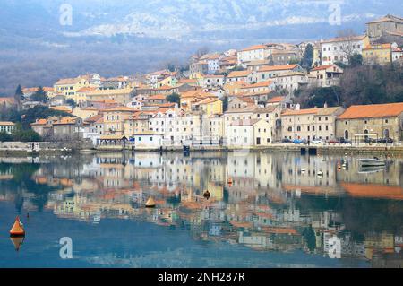 Bakar, alte malerische Stadt an der Adria, Kroatien Stockfoto