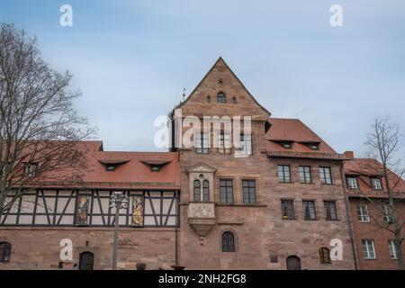 Museum Tucher Mansion und Hirsvogel Hall - Tucherschloss - Nürnberg, Bayern, Deutschland Stockfoto