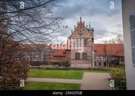 Museum Tucher Mansion und Hirsvogel Hall - Tucherschloss - Nürnberg, Bayern, Deutschland Stockfoto