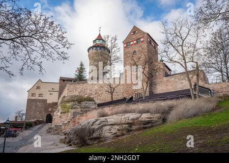 Schloss Nürnberg (Kaiserburg) - Nürnberg, Bayern, Deutschland Stockfoto