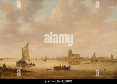 Jan van Goyen Blick auf Dordrecht vom Dordtse Kil 1644 Stockfoto